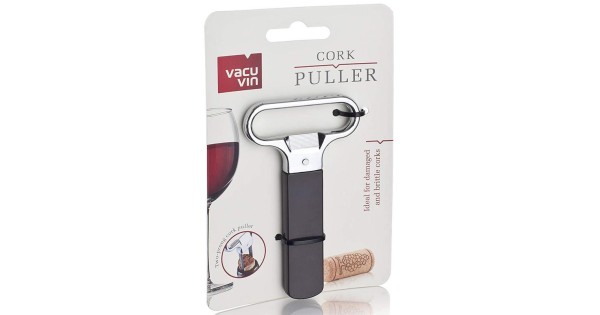 Tire-bouchon bi-lame Vacuvin sur cartonnette