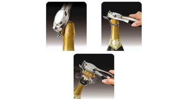 Comment utiliser la pince à champagne Vin Bouquet