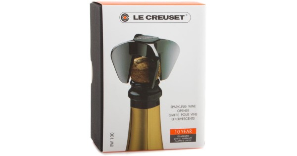 Coffret cadeau griffe vins pétillants nickel Le Creuset Screwpull