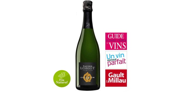 vente de champagne Xavier LORIOT Collision brut 100% pinot meunier