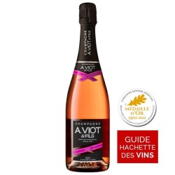 Bouteille champagne Viot et Fils brut rosé