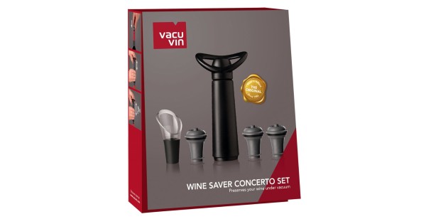 Coffret vacuvin pompe concerto - Cdiscount