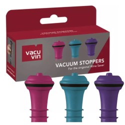 Lot de 3 bouchons Vacuum Wine Stopper - Vacuvin