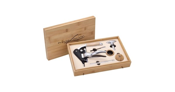 Coffret cadeau vin deluxe 6 pièces - Laguiole