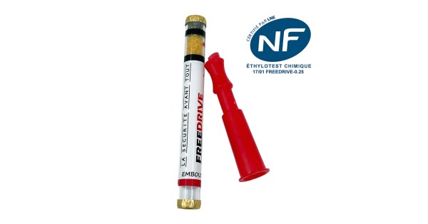 Boîte de 25 éthylotests Freedrive V2 0,5 g/l – fabrication française certifiée NF