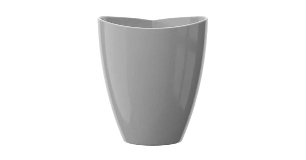 Seau à glace gris laqué Koala avec poignée pour 1 à 2 bouteilles