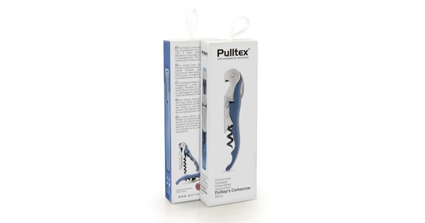 boite Tire-bouchon sommelier Pulltap’s Classic bleu avec étui - Pulltex