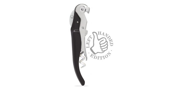 Tire-bouchon spécial gaucher PULLPARROT noir - Pulltex