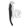 Tire-bouchon spécial gaucher PULLPARROT noir - Pulltex