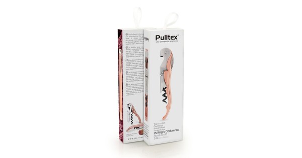 Tire-bouchon Pulltap’s Classic Rose Gold avec étui – Pulltex