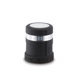 Bouchon à vin AntiOx noir Pulltex avec bague dateur