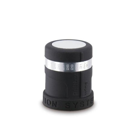 Bouchon à vin AntiOx noir Pulltex avec bague dateur