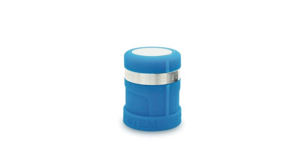 Bouchon à vin AntiOx bleu Pulltex avec bague dateur