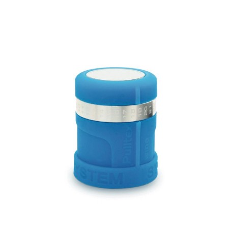 Bouchon à vin AntiOx bleu Pulltex avec bague dateur