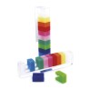 Marque-verres colorés Pulltex et support transparent de rangement
