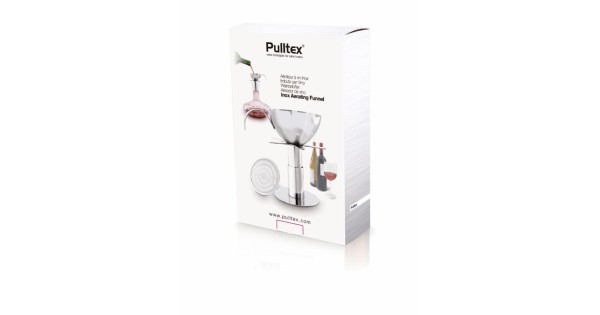 Emballage de l’entonnoir aérateur inox Pulltex avec socle