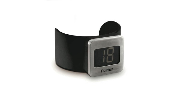 Thermomètre bracelet noir Pulltex avec affichage numérique
