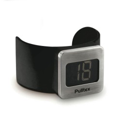 Thermomètre bracelet noir Pulltex avec affichage numérique