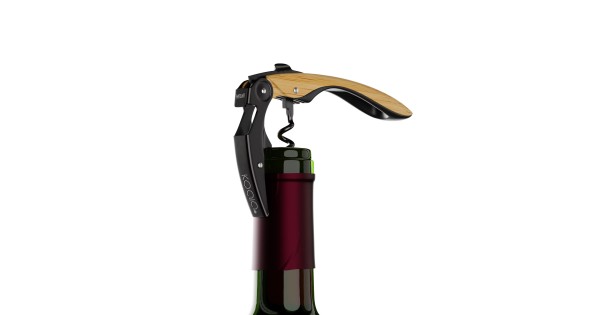 Tire-bouchon sommelier Koala sur une bouteille