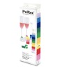 Emballage du lot de dix marque-verres ronds Identity Pulltex