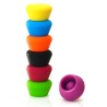 Différentes couleurs de la gamme de bouchons à champagne en silicone Pulltex