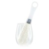 Goupillon à verre Pulltex avec manche blanc et tête en mousse EVA