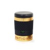 Bouchon AntiOx Champagne Pulltex noir avec bague dorée