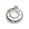 Flasque ronde Nautilus Pulltex en inox avec hublot en verre