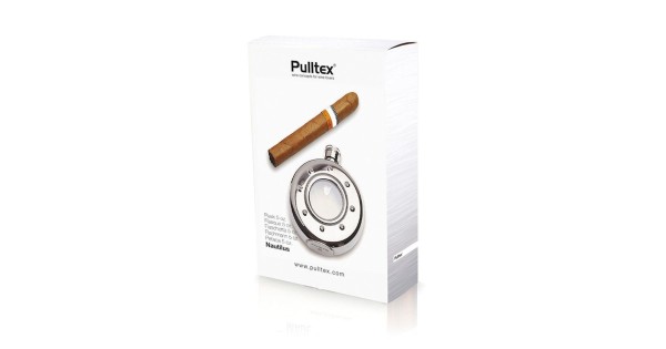 Flasque Nautilus Pulltex 16 cl présentée avec sa boîte