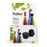 Bouchon à vin noir Pulltex présenté avec son emballage