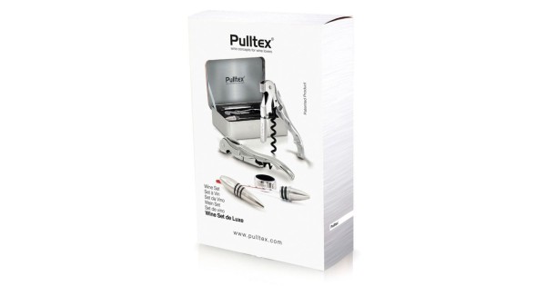 Coffret Classic Wine Set de Luxe Pulltex et son emballage