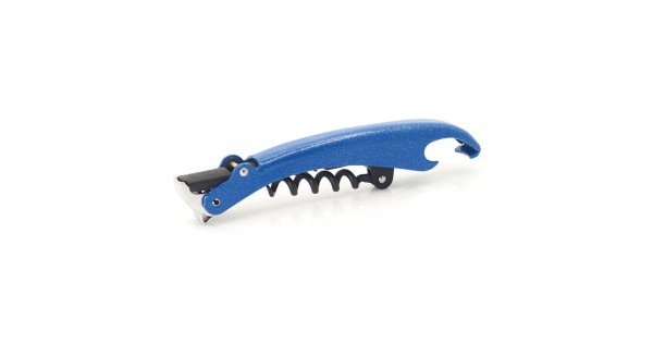 Tire-bouchon Europull Pulltex bleu cobalt en position repliée