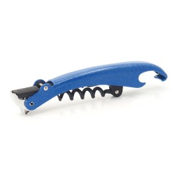 Tire-bouchon Europull Pulltex bleu cobalt en position repliée