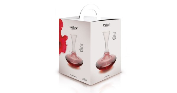 Carafe Apollo Pulltex 75 cl présentée sur son emballage
