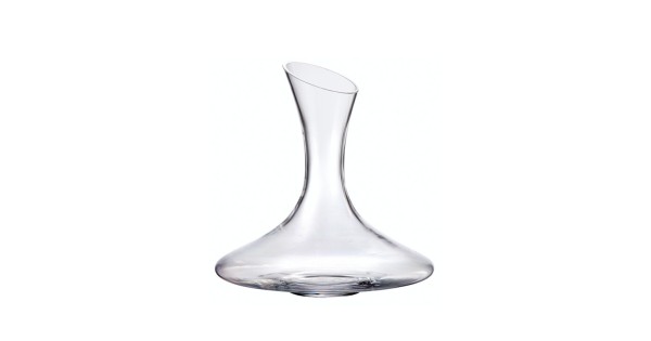 Carafe à vin Salomé Bohemia Royal Crystal à base évasée et col incliné