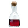 Carafe Wooden Ball Vin Bouquet avec vin rouge et bouchon boule en bois