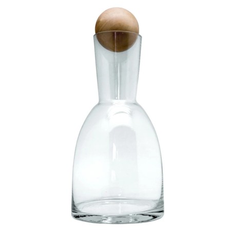 Carafe Wooden Ball 1,2 L vide avec son bouchon en bois