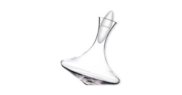 Carafe Sélection Deru inclinée avec bouchon en verre dépoli
