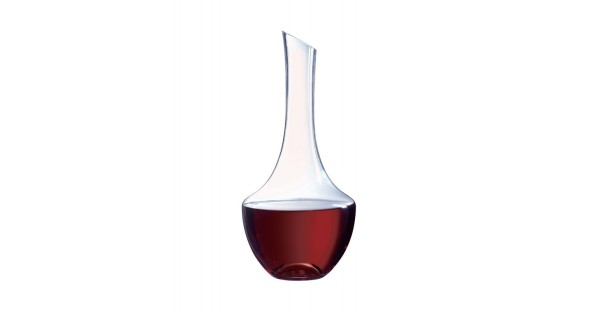 Carafe Open Up 1,4 L en Krysta contenant du vin rouge