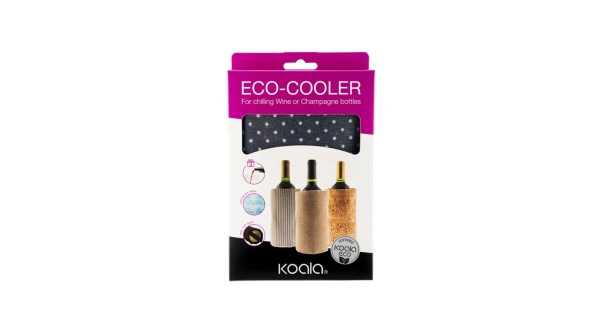 Emballage de la gaine rafraîchissante Eco-Cooler Koala bleue à pois