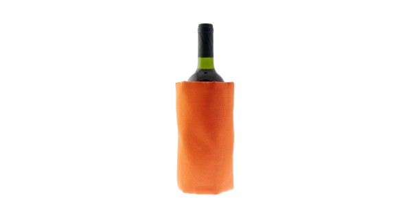 Bouteille de vin équipée de la gaine Koala orange