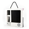 Présentation cadeau du set à vin Basic noir Koala de trois accessoires