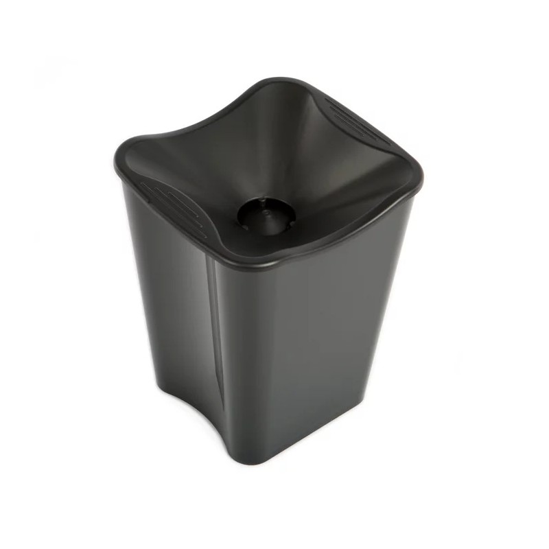 Crachoir de dégustation Koala 2,5 L noir avec entonnoir amovible