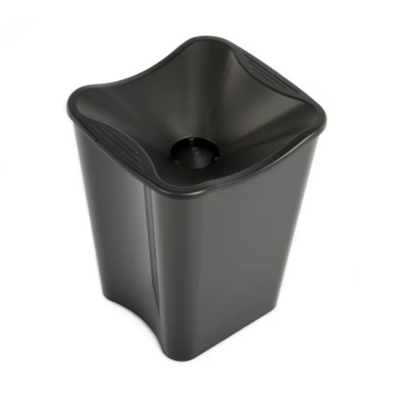 Crachoir de dégustation Koala 2,5 L noir avec entonnoir amovible