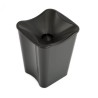 Crachoir de dégustation Koala 2,5 L noir avec entonnoir amovible