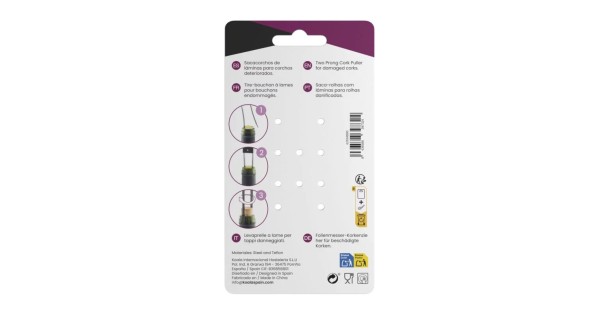 Dos de l’emballage Koala avec les instructions du bilame