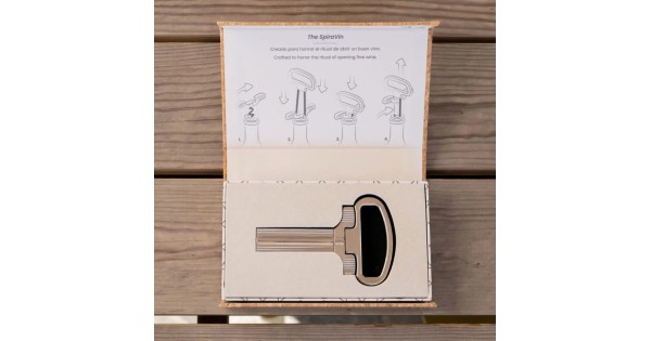 Coffret Spiravin Koala ouvert avec son schéma d’utilisation