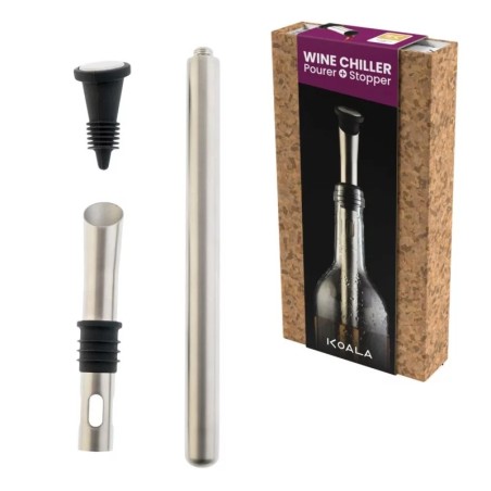 Chill Stick Premium Koala avec tige rafraîchissante, verseur et coffret cadeau