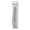 Boîte de pailles inox Vin Bouquet et goupillon de nettoyage