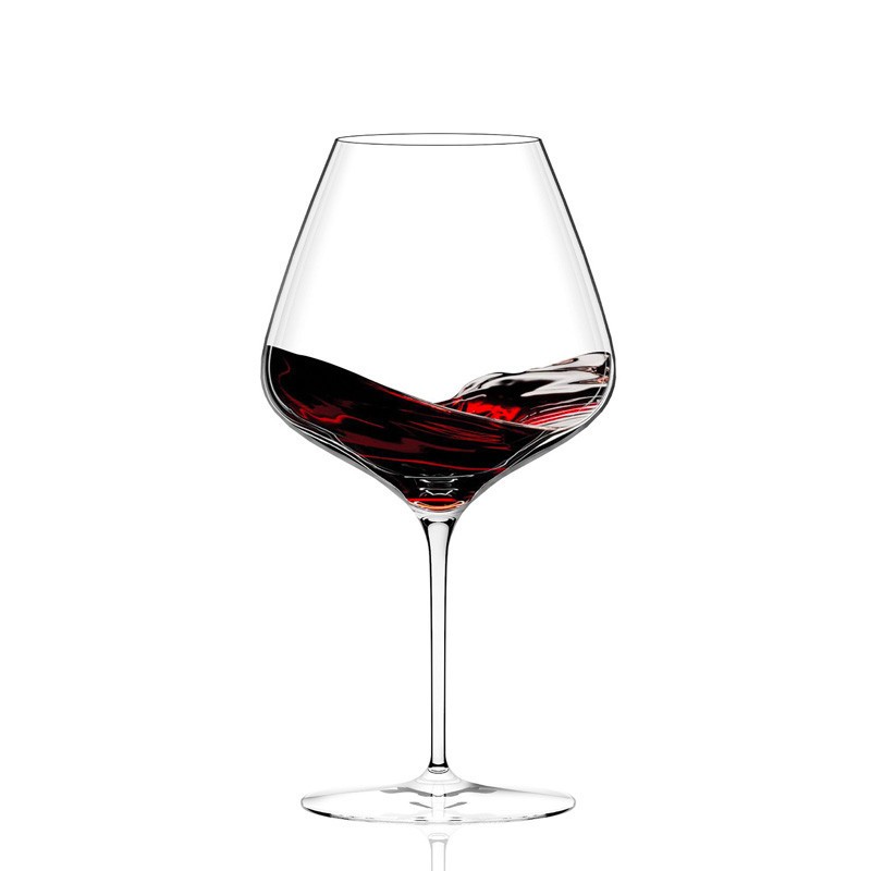 Verre Masterclass 90 Xtreme Italesse avec du vin rouge